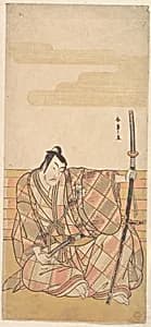 The Fourth Matsumoto Koshiro as a Samurai by Katsukawa Shunshō　勝川春章