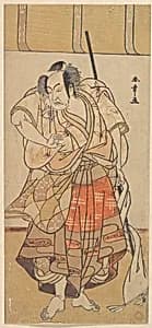 The First Onoe Kikugoro as an Angry Man by Katsukawa Shunshō　勝川春章