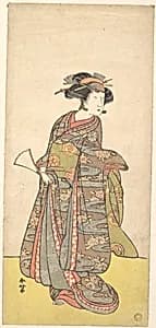 The First Nakamura Tomijuro as a Woman by Katsukawa Shunkō