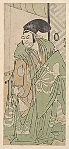 The First Nakamura Nakazo in the Role of Ko no Moronao by Katsukawa Shunkō