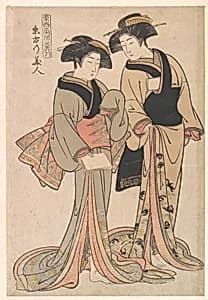 Beauties of the East by Kitao Shigemasa