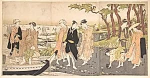 Picking Clams by Utagawa Toyokuni I