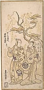 Scene From a Drama, Ichimura Kamezo as Hirano-ya Tokubei by Torii Kiyomasu I