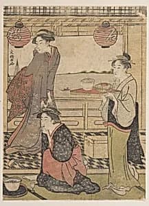 An Entertainment at Shinagawa by Sakuragawa Bunkyo