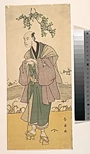 The Third Bando Hikosaburo as a Man Standing on the Bank of a River by Katsukawa Shun'ei 勝川春英