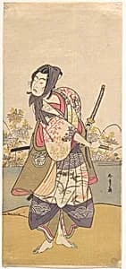 The Third Segawa Kikunojō in the Role of Soga no Gorō Tokimune by Katsukawa Shunshō　勝川春章
