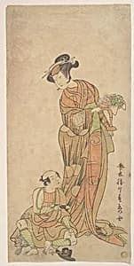 The Second Yamashita Kinsaku in the Role of Shigenoi by Katsukawa Shunshō　勝川春章