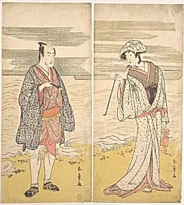 The Fourth Matsumoto Koshiro as a Man Dressed in a Short Kimono by Katsukawa Shunjō