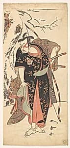 The Second Nakamura Juzo as a Samurai of High Rank by Katsukawa Shunshō　勝川春章