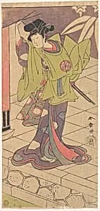 The 2nd Yamashita Kinsaku in the Role of Tsukisayo by Katsukawa Shunshō　勝川春章