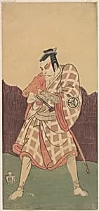 The Third Matsumoto Koshiro in the Role of Matsuomaru in "Sugawara" by Katsukawa Shunshō　勝川春章