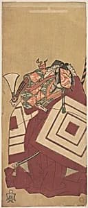 The Fifth Ichikawa Danjuro as Kisou Takiguchi by Katsukawa Shunshō　勝川春章