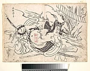 Ichikawa Danjūrō I as Soga Gorō by Okumura Masanobu