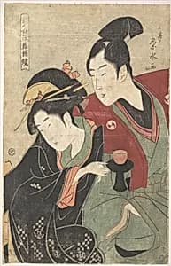 Scene from the "Chushingura" Drama by Ichirakutei Eisui