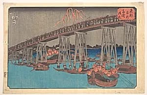 Ryogoku Hanabi by Utagawa Hiroshige