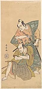 The Actor Ichikawa Yaozo II as a Samurai by Katsukawa Shunshō　勝川春章