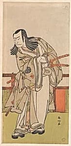 The Actor Nakamura Nakazo as a Daimyo by Katsukawa Shunkō