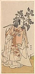 The Actor Bando Mitsugoro I as a Man in Daimyo Attire by Katsukawa Shunkō