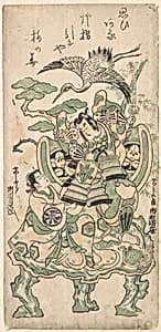 Ichimura Manzo as Yatsushi Goro and Segawa Kikujiro as Yatsushi Shosho by Torii Kiyomasu I