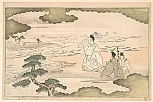 The Exile of Yukihira at Suma by Kitagawa Utamaro
