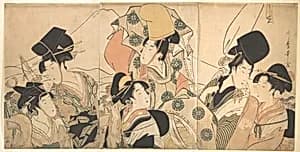 Narihira's Journey to the East by Kitagawa Utamaro