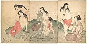The Awabi Fishers by Kitagawa Utamaro