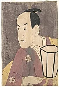 Bandō Hikosaburō III as Sagisaka Sanai in the Play "Koinyōbō Somewake Tazuna" by Tōshūsai Sharaku