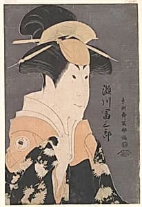 Segawa Tomisaburō II as Yadorigi in the Play "Hana Ayame Bunroku Soga" by Tōshūsai Sharaku