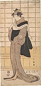 Osagawa Tsuneyo II as the hairdresser O-Roku by Tōshūsai Sharaku