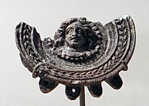 Earring(?) with the Head of a Male Figure by Unknown Artist