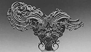 Finial with Lions and Makaras by Unknown Artist