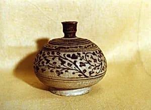 Bulbous Jar with Narrow Neck by Unknown Artist