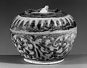 Vessel in the Shape of a Persimmon by Unknown Artist