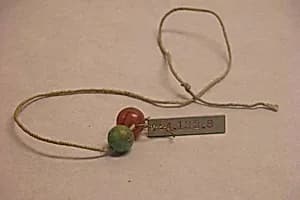 Two Beads by Unknown Artist