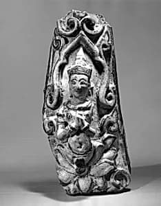 Architectural Tile with Apsara by Unknown Artist