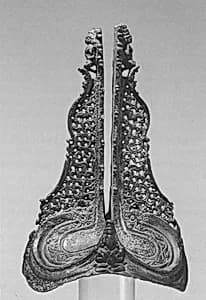 Hilt, Perhaps from a Dance Wand by Unknown Artist