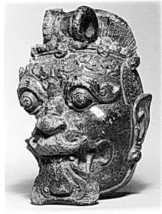 Pellett Bell in the Form of a Human Head by Unknown Artist