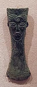 Ax Head with Bearded Face by Unknown Artist