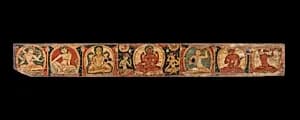 Manuscript Cover with Avalokiteshvara (The Bodhisattva of Infinite Compassion) by Unknown Artist
