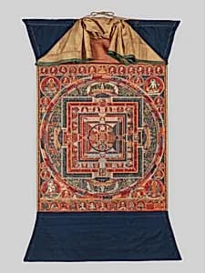 Mandala of Manjuvajra, Tantric Form of the Bodhisattva Manjushri by Unknown Artist