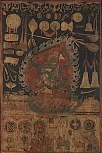 Offerings to the Goddess Palden Lhamo by Unknown Artist