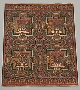 Four Mandalas of the Guhyasamaja Cycle by Unknown Artist