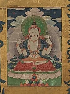 Hanging Scroll of Lama by Unknown Artist