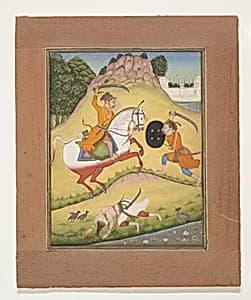Nata Ragina: Folio from a ragamala series (Garland of Musical Modes) by Mohamed