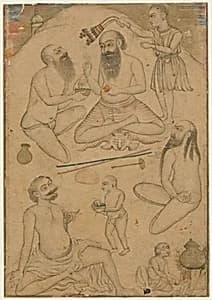 An Encampment of Yogis by Unknown Artist