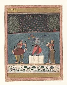Vasant Ragini: Folio from a ragamala series (Garland of Musical Modes) by Unknown Artist