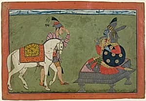 Kalki Avatar, the Future Incarnation of Vishnu by Unknown Artist