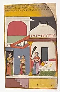Page from a Dispersed Ragamala Series (Garland of Musical Modes) by Unknown Artist