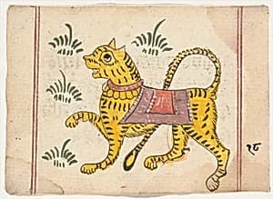 Page from a Book of Omens by Unknown Artist