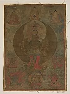 Panel from Painting of a Thousand-Armed Guanyin by Unknown Artist
